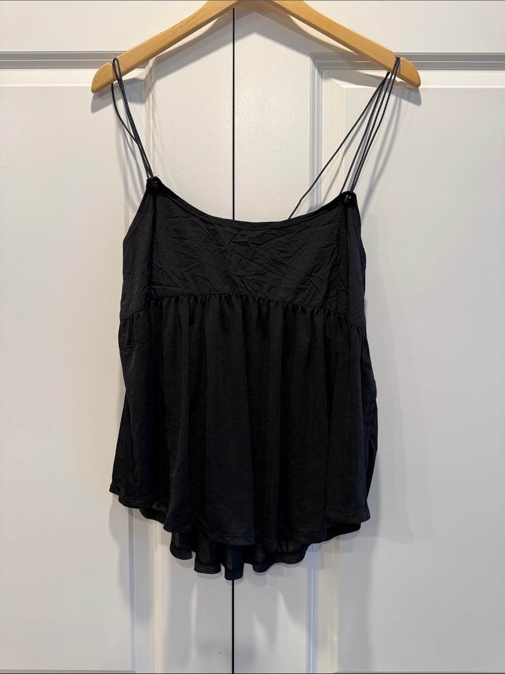 Free People Movement Catch My Drift Strappy Tank Top Black Size large - Picture 4 of 12